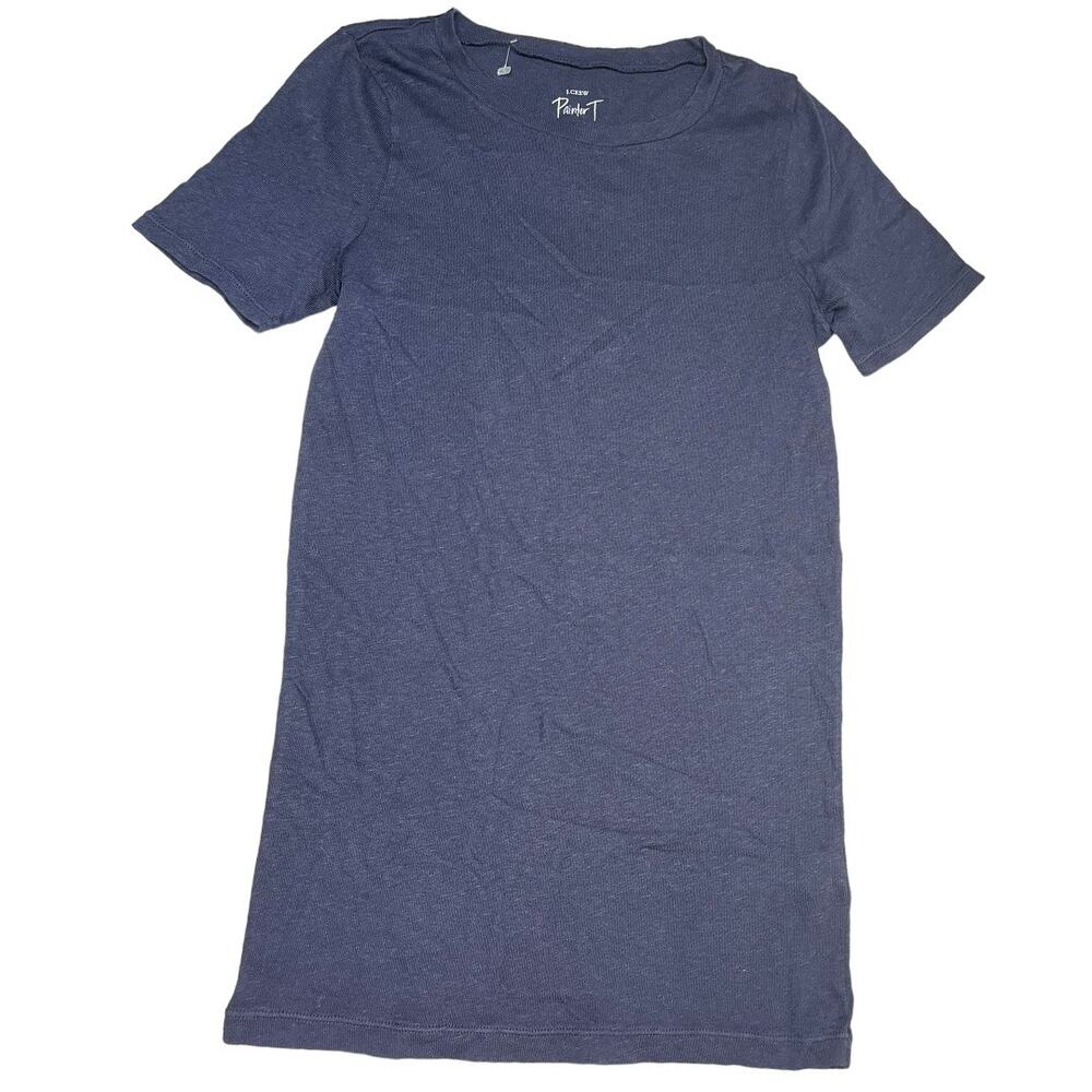 J.CREW Painter T 100% cotton short sleeve long tee shirt crew neck XS